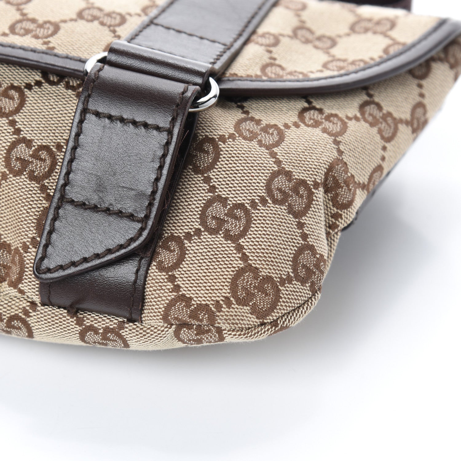 Gucci Monogram Waist Belt Bag Dark Brown 8 of 8