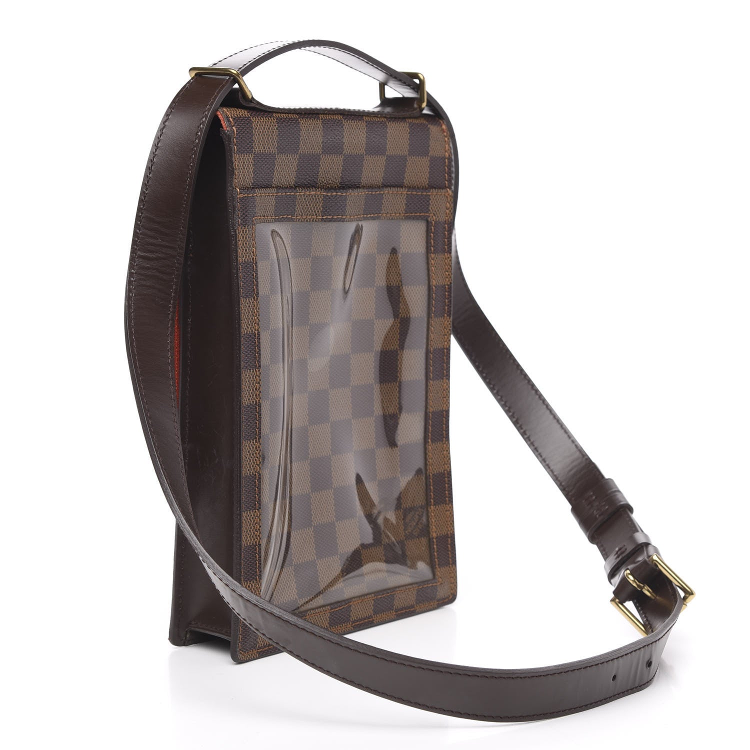 Louis Vuitton Damier Ebene Portobello Travel Shoulder Bag 3 of 11