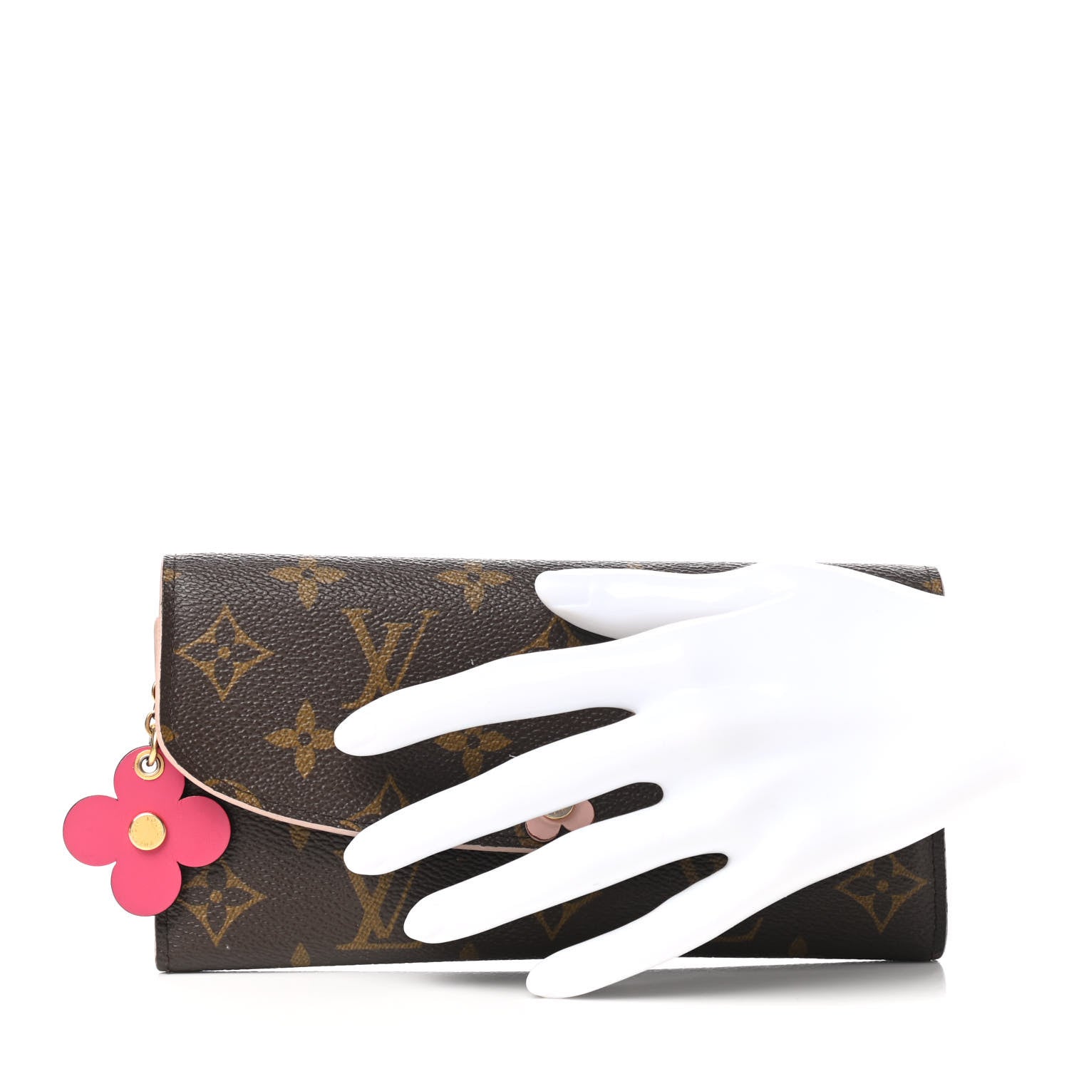 Louis Vuitton Monogram Bloom Flower Emilie Wallet 2 of 9