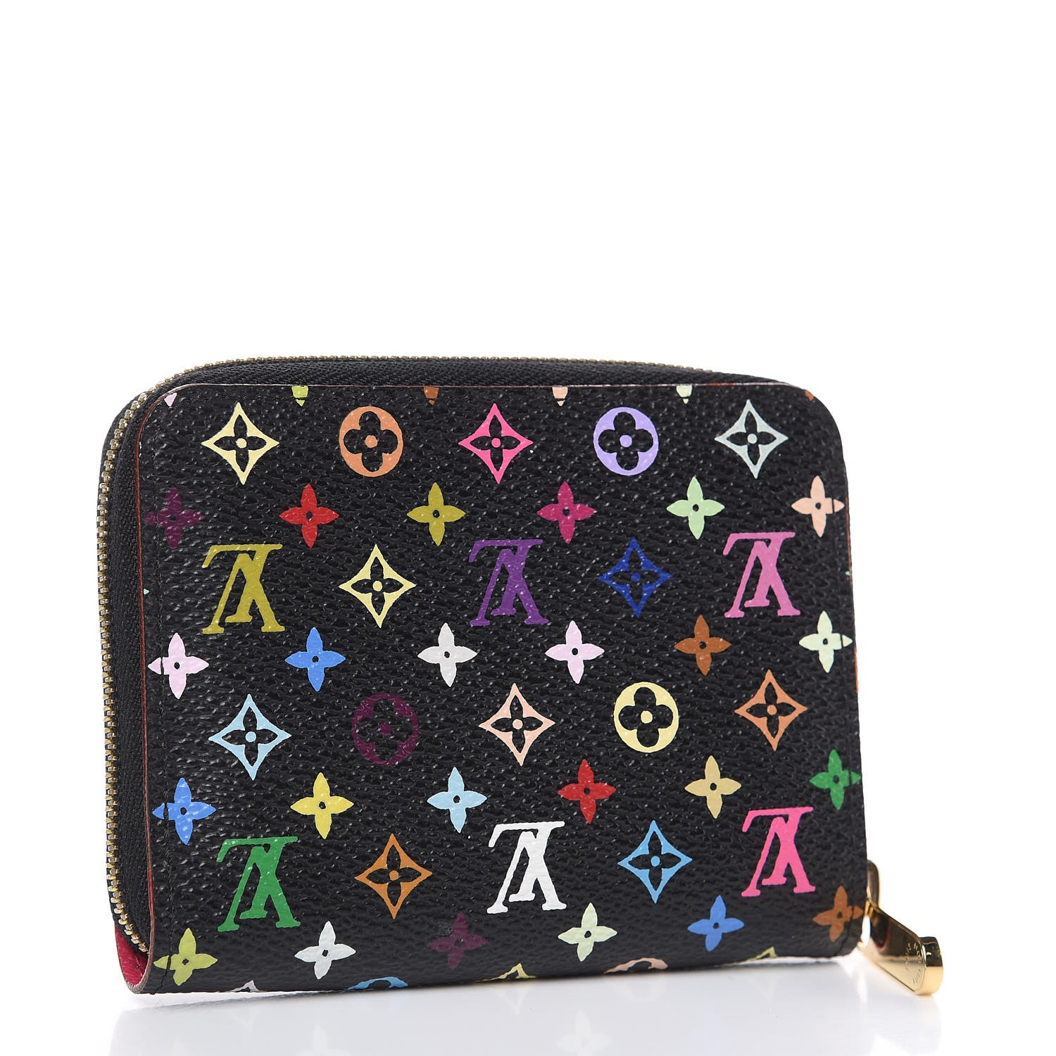 Louis Vuitton Monogram Multicolor Zippy Coin Purse Black Grenade 3 of 8