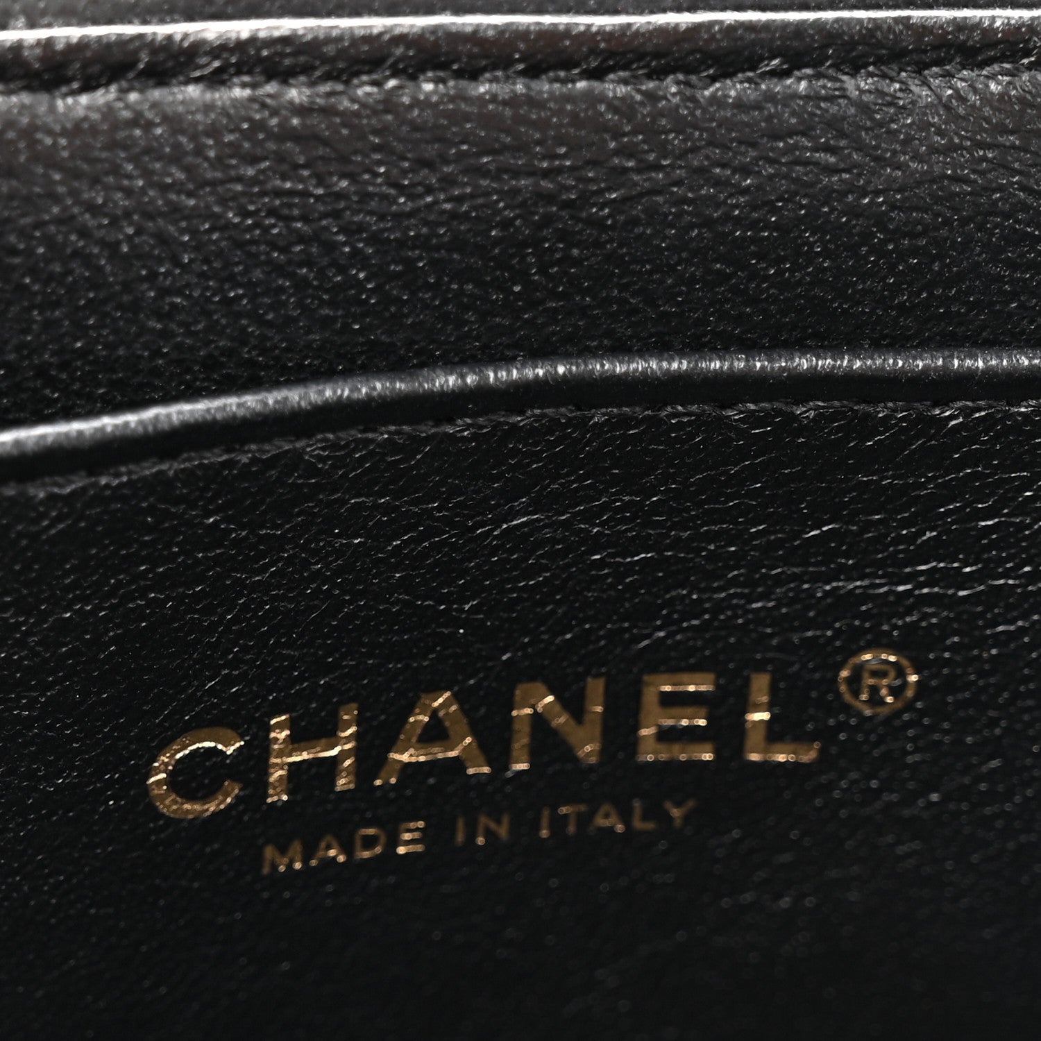 Chanel Lambskin Quilted Trendy Vanity Case Black 6 of 10