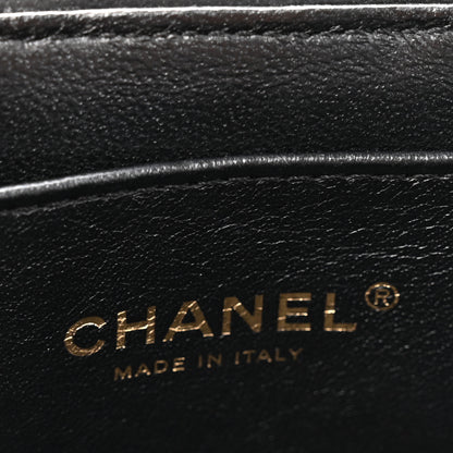 Chanel Lambskin Quilted Trendy Vanity Case Black 6 of 10
