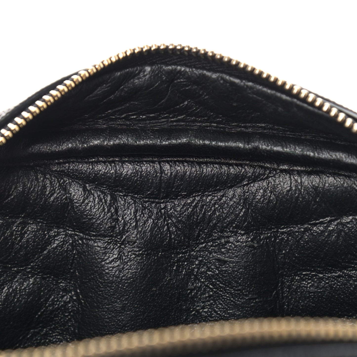 Grain De Poudre Matelasse Monogram Mini Lou Camera Bag Black