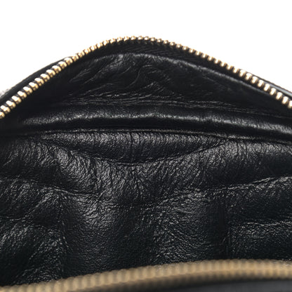 Saint Laurent Grain De Poudre Matelasse Monogram Mini Lou Camera Bag Black 10 of 10