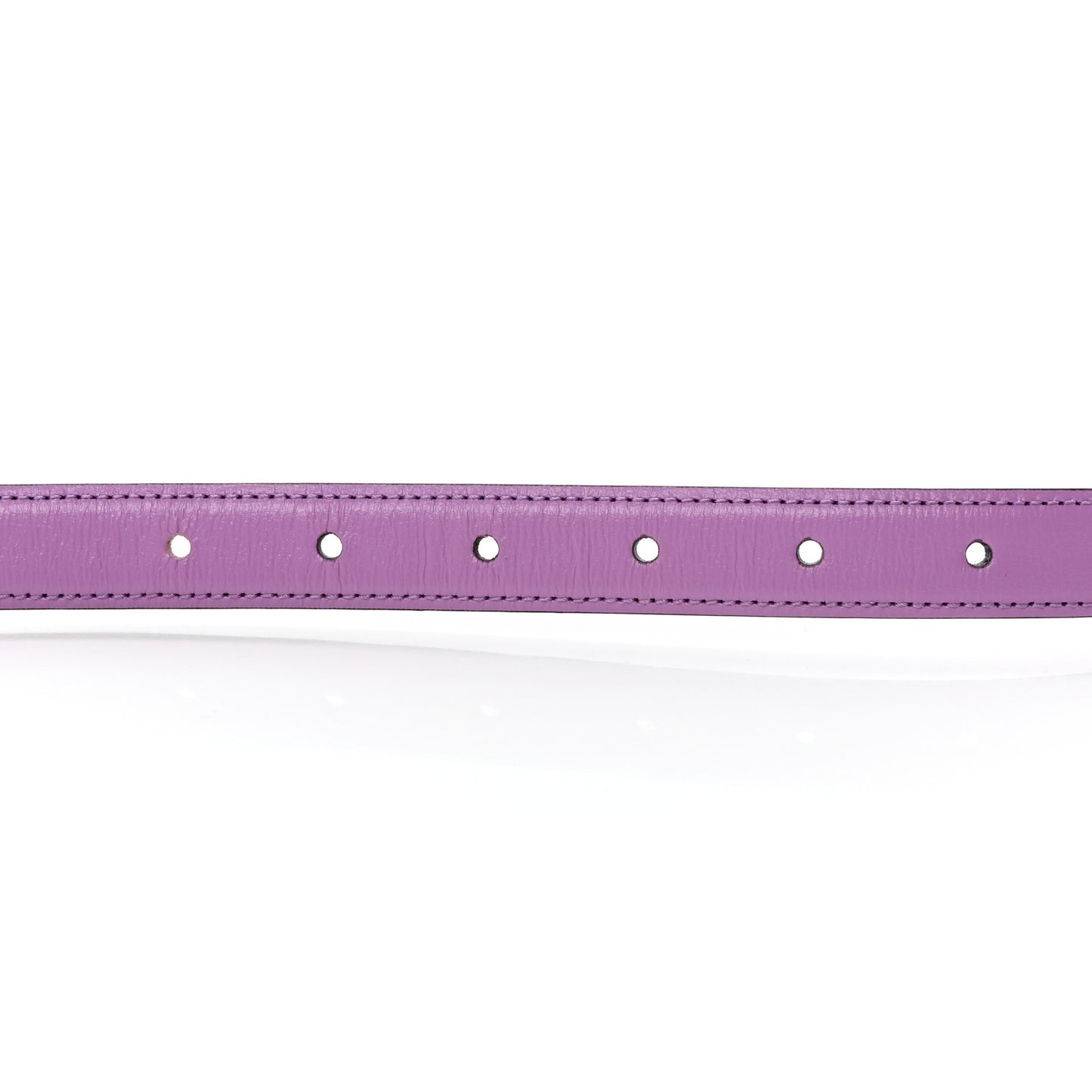 Azalea Calfskin Enamel Monochrome Double G 20mm Belt 75 30 Wisteria Chic