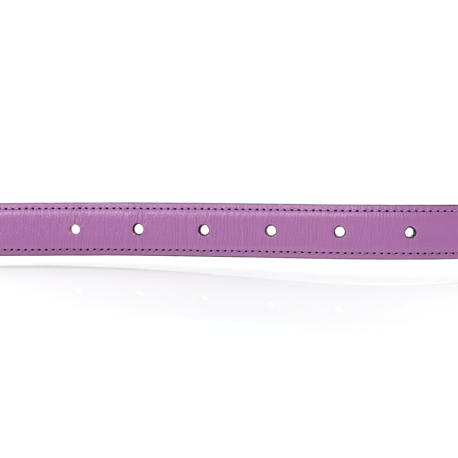 Gucci Azalea Calfskin Enamel Monochrome Double G 20mm Belt 75 30 Wisteria Chic 3 of 7