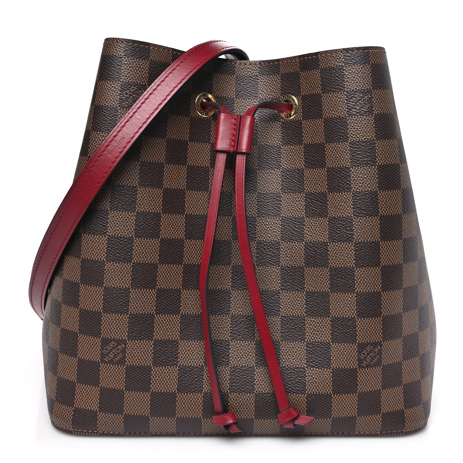 Louis Vuitton Damier Ebene Neonoe MM Cherry Berry 1 of 10
