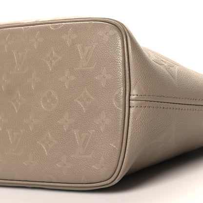 Louis Vuitton Empreinte Monogram Giant Neverfull MM Tourterelle 9 of 10