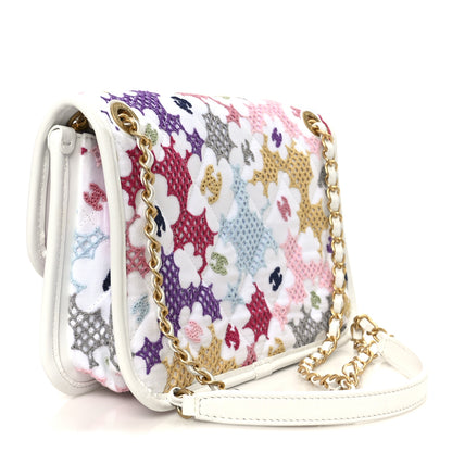 Chanel Lambskin Lace Patchwork Flap Bag Multicolor 3 of 11