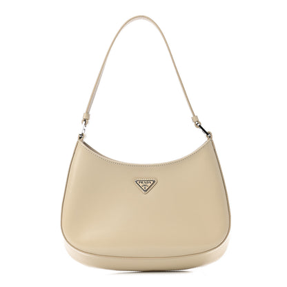 Prada Spazzolato Cleo Shoulder Bag Deserto 1 of 9