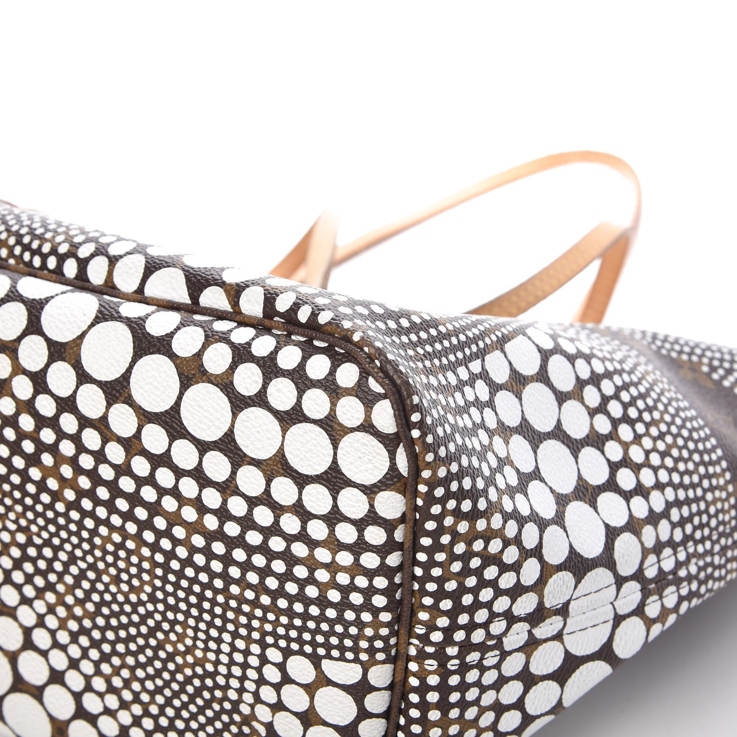 Louis Vuitton Monogram Kusama Waves Neverfull MM White 12 of 13