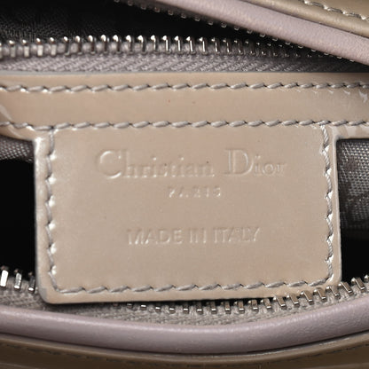 Christian Dior Patent Cannage Medium Lady Dior Grey 6 of 9