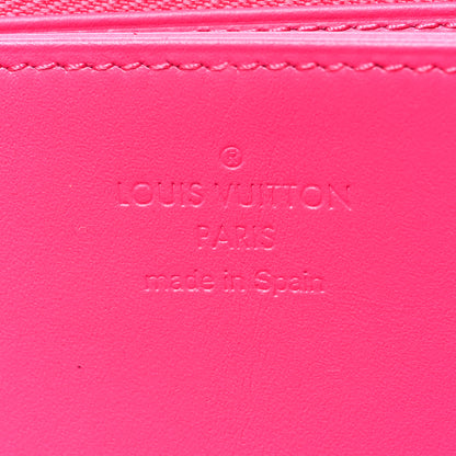 Louis Vuitton Vernis Valentine Zippy Wallet Fuchsia 6 of 8