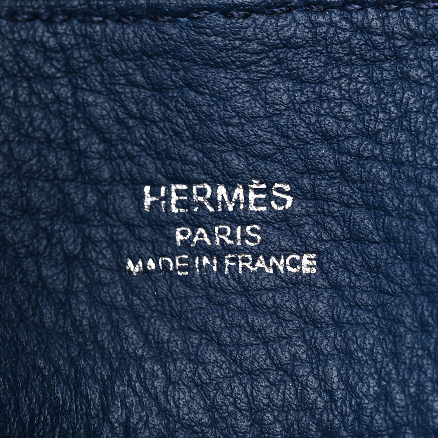 Hermes Taurillon Clemence Marwari PM Bleu Brighton 6 of 11