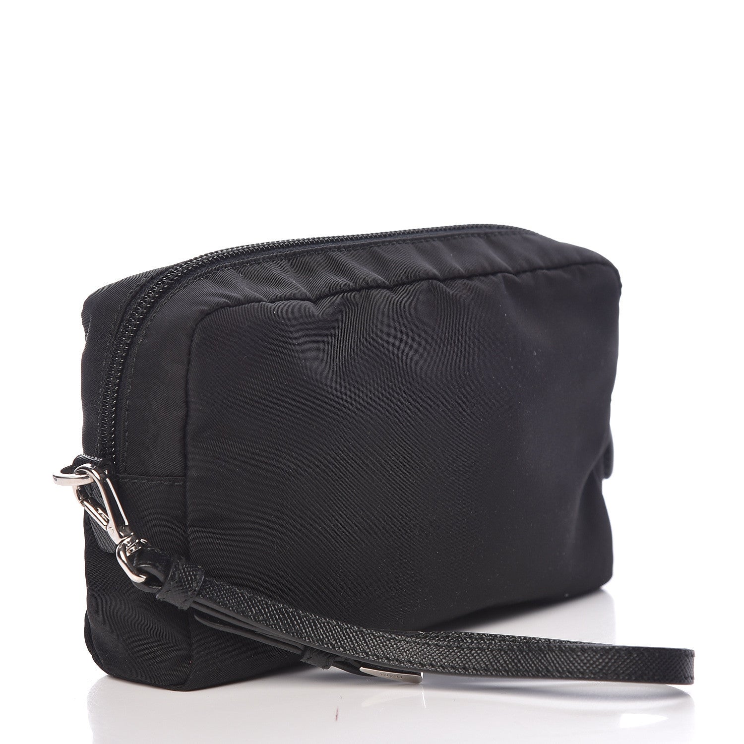 Prada Tessuto Nylon Clutch Wristlet Black 3 of 10