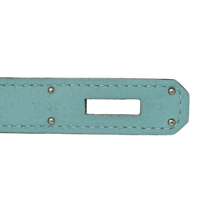 Hermes Togo Kelly Retourne 32 Bleu Atoll 7 of 10