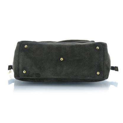 Gucci Suede Medium 1973 Top Handle Satchel Olive 8 of 13