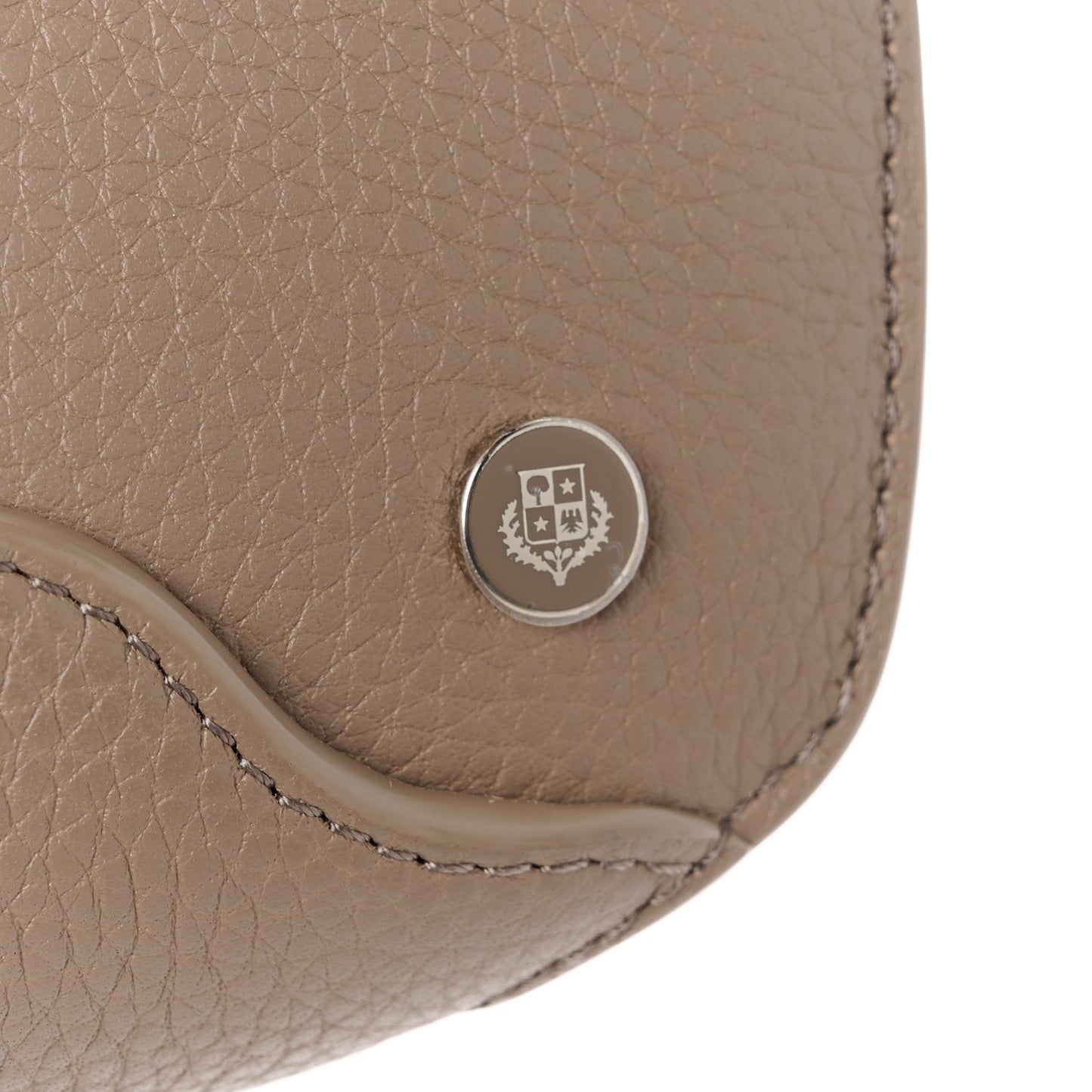 Grained Calfskin Sesia Crossbody Warm Mastic