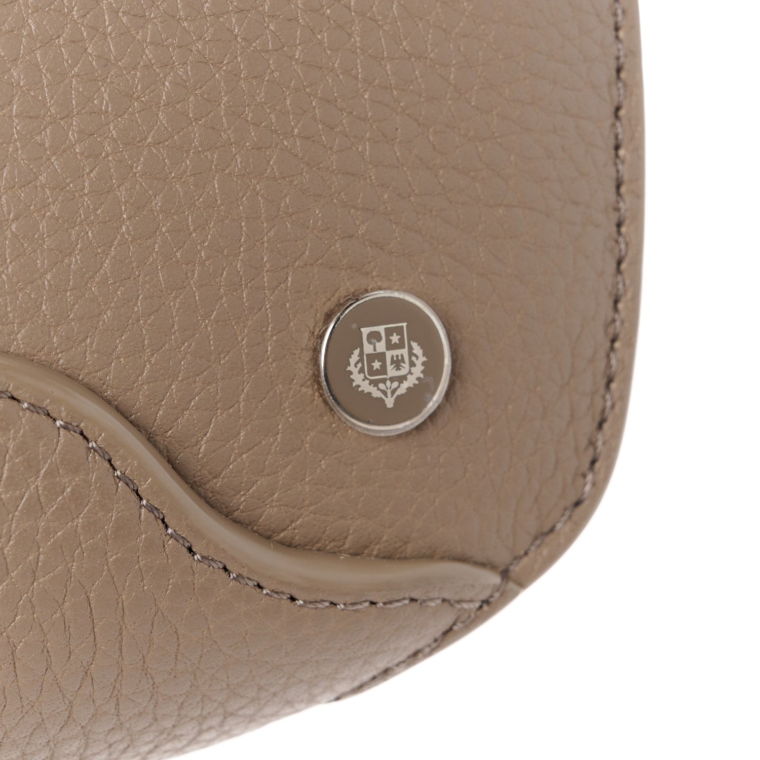 Loro Piana Grained Calfskin Sesia Crossbody Warm Mastic 7 of 10