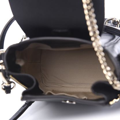 Chloe Suede Calfskin Mini Faye Backpack Black 4 of 10