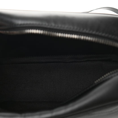 Gucci Calfskin Matelasse Monochrome Small GG Marmont Chain Shoulder Bag Black 5 of 10