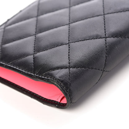 Chanel Calfskin Quilted Cambon Yen Wallet Black 12 of 12