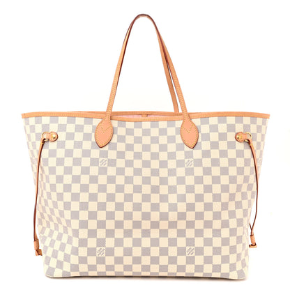 Louis Vuitton Damier Azur Neo Neverfull GM Rose Ballerine 1 of 10
