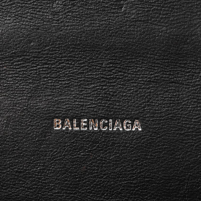 Balenciaga Metallic Calfskin Crocodile Embossed Hourglass Top Handle Bag XS Silver 6 of 9