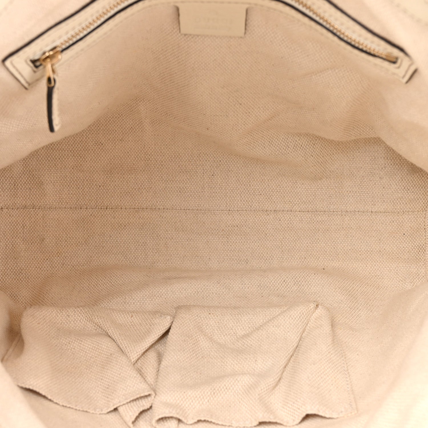 Gucci Pebbled Calfskin Small Soho Top Handle Bag Off White 5 of 15