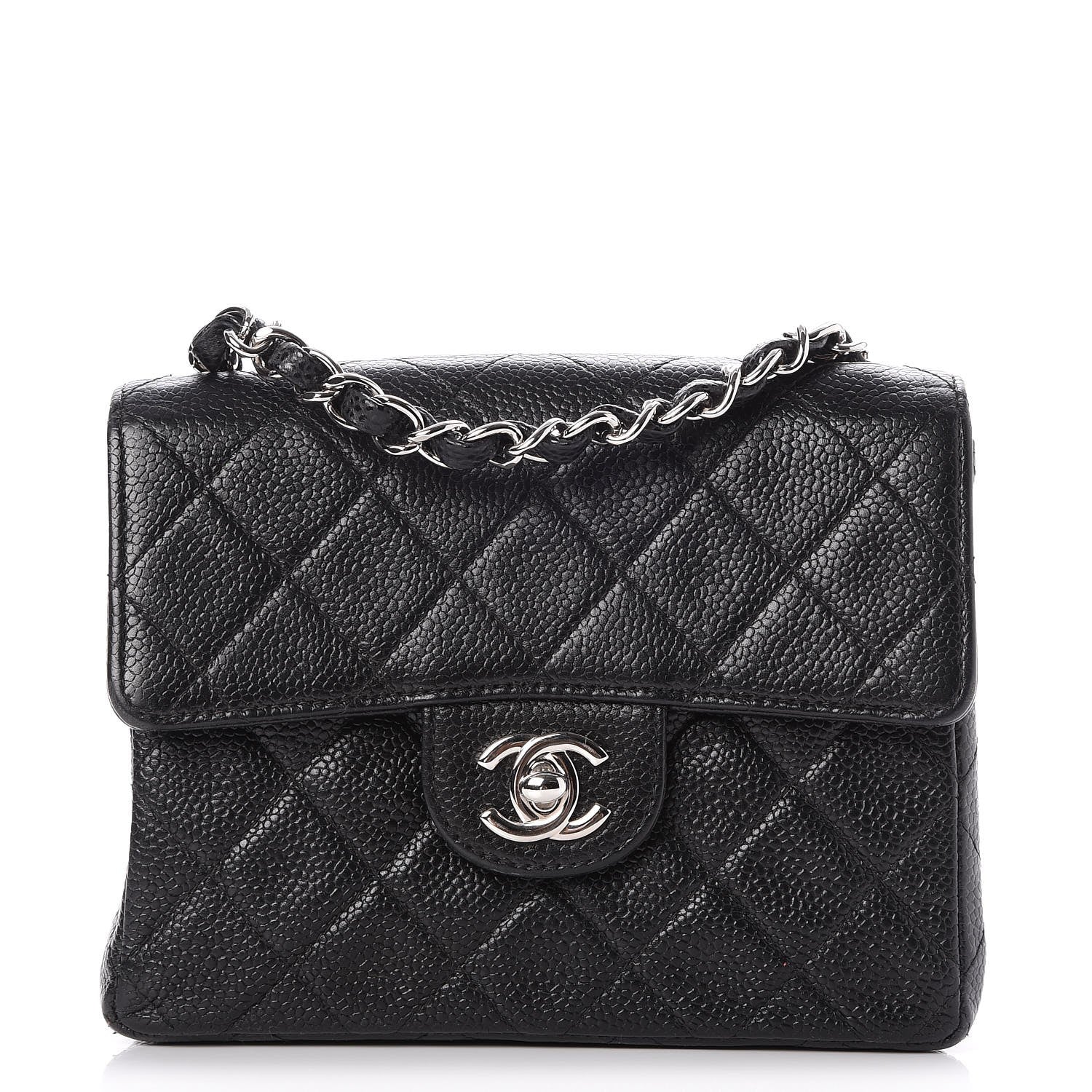 Chanel Caviar Quilted Mini Square Flap Black 1 of 7