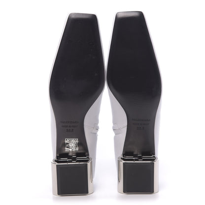 Balenciaga Sheepskin Typo Ankle Booties 36.5 White 6 of 11