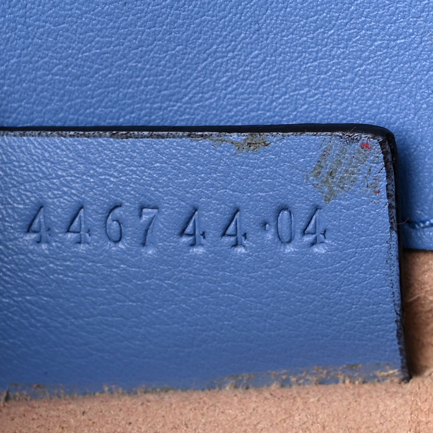 Calfskin Matelasse Mini GG Marmont Shoulder Bag Clear Sky Blue