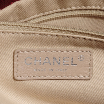 Chanel Caviar Large CC Timeless Soft Tote Dark Red 6 of 7