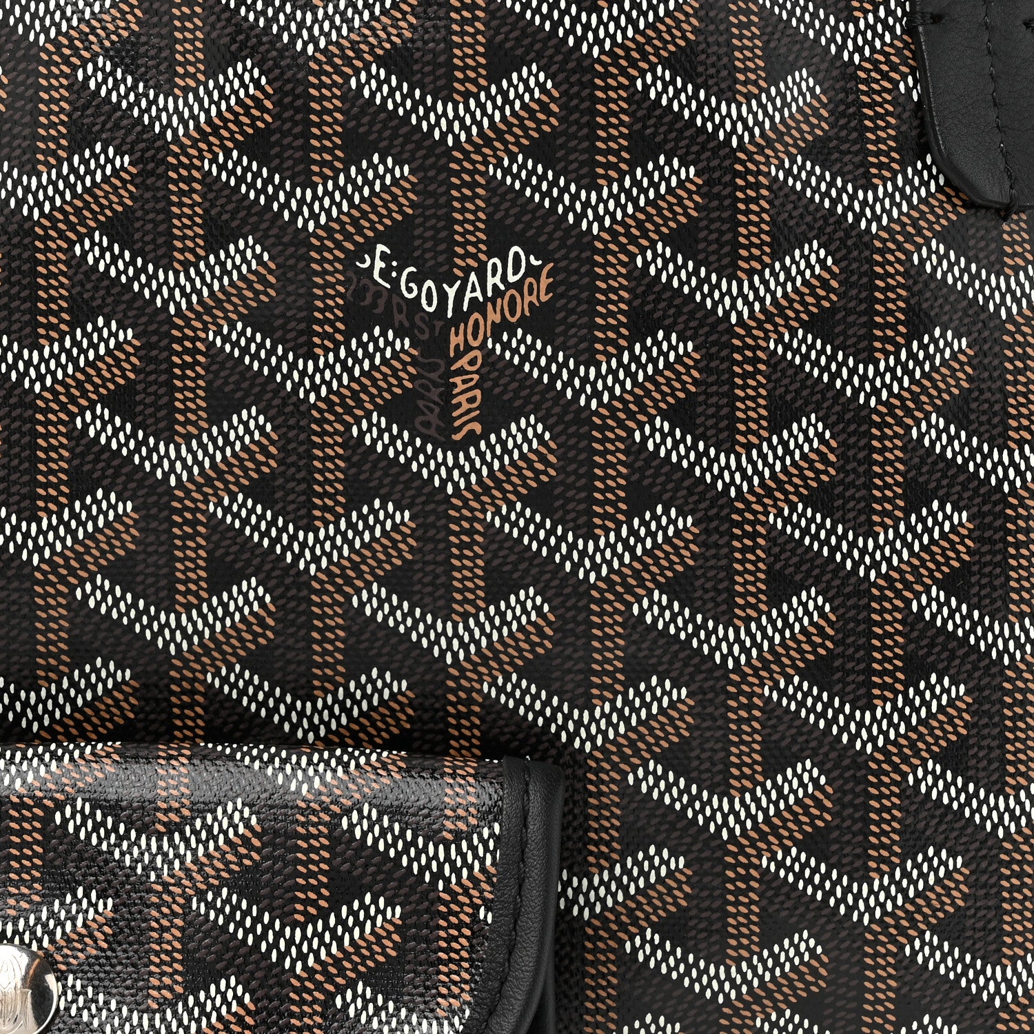 Goyard Goyardine Reversible Mini Anjou Black 12 of 17