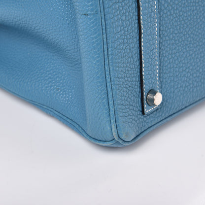 Hermes Togo Birkin 35 Blue Jean 36 of 39