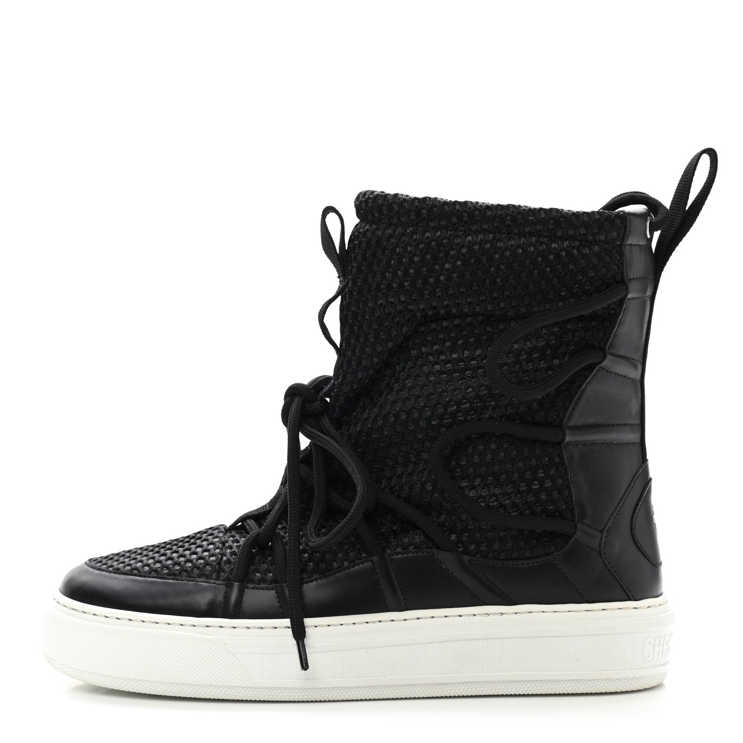 Christian Dior Resille Calfskin Womens Dior Solar Ankle Boots 39 Black 1 of 8