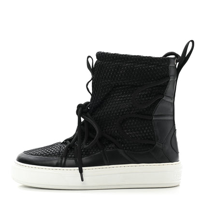 Christian Dior Resille Calfskin Womens Dior Solar Ankle Boots 39 Black 1 of 8