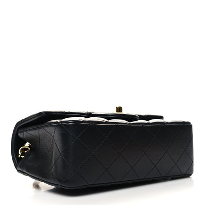 Chanel Lambskin Quilted Mini Rectangular Flap Black 4 of 10