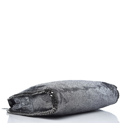 Stella McCartney Metallic Glitter Small Falabella Tote Silver 4 of 12