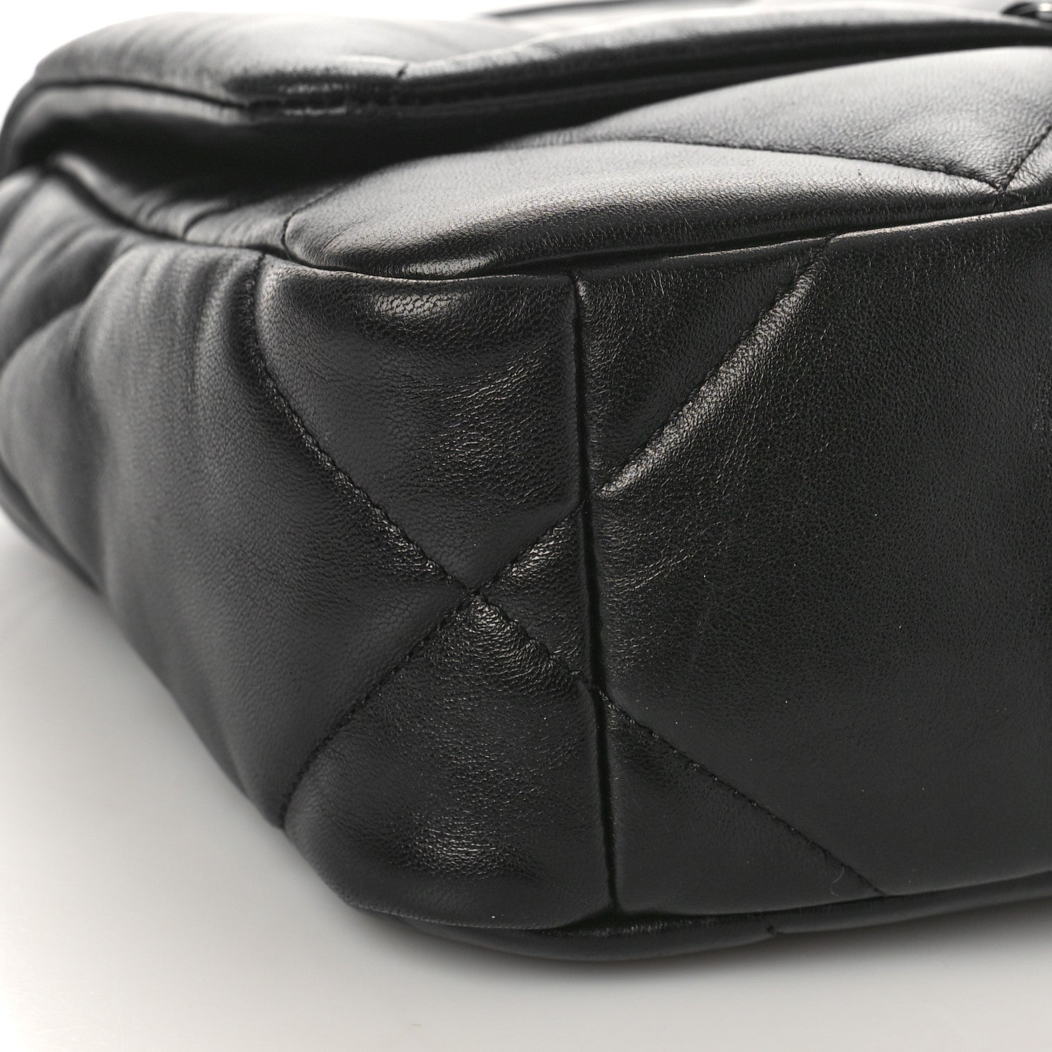 Chanel Lambskin Quilted Medium Chanel 19 Flap So Black 8 of 10