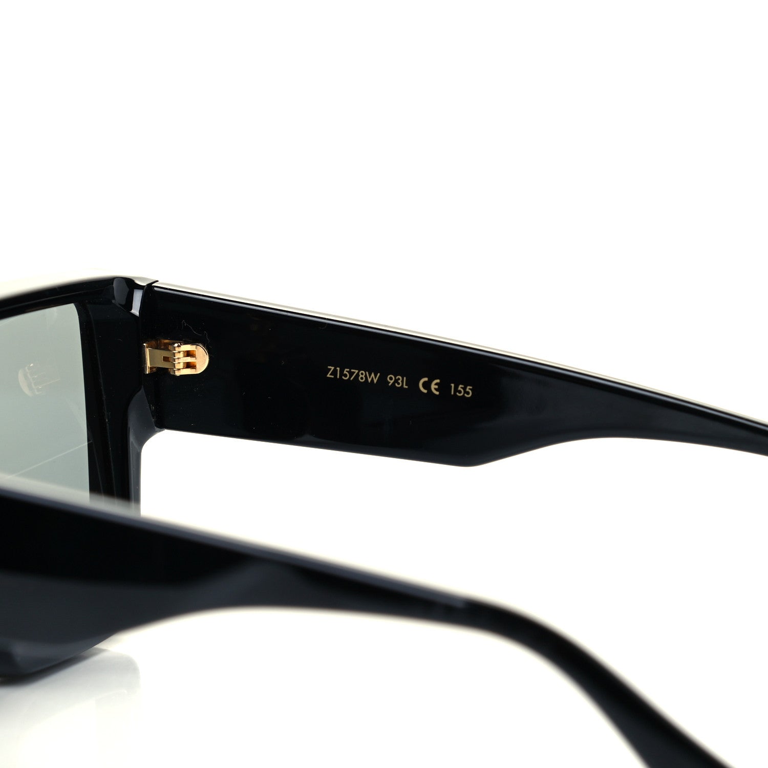 Louis Vuitton Acetate Swarovski Crystal Cyclone Sunglasses Z1578W Black 6 of 8