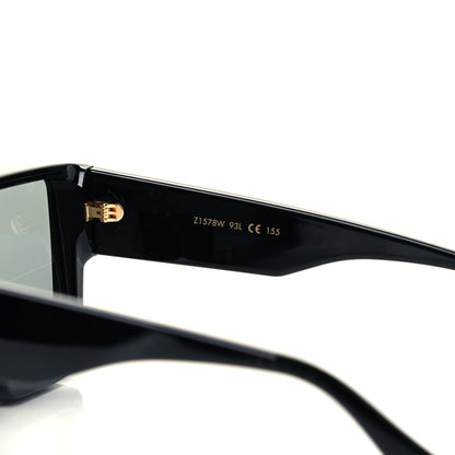 Louis Vuitton Acetate Swarovski Crystal Cyclone Sunglasses Z1578W Black 6 of 8