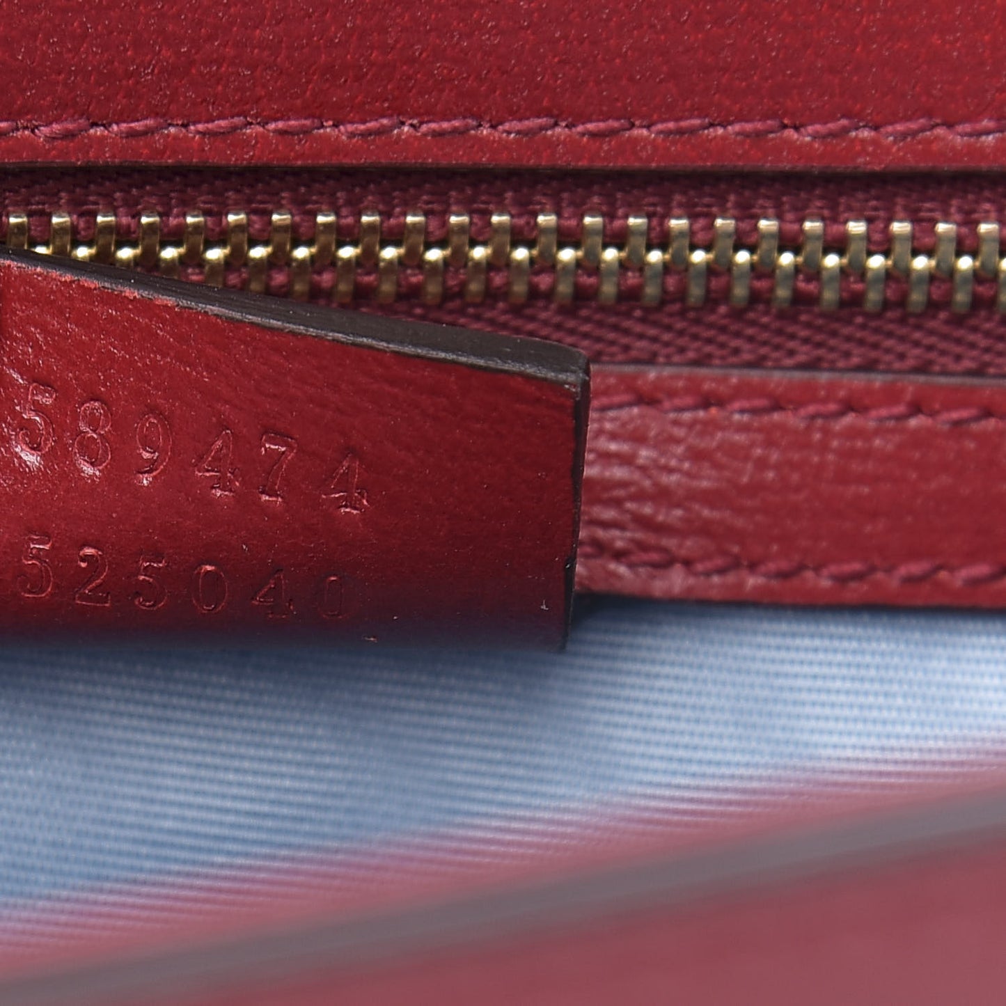 Textured Calfskin Small Torchon GG Ring Shoulder Bag New Cherry Red
