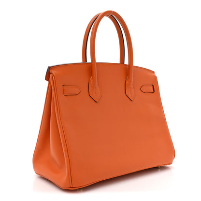 Hermes Epsom BIRKIN 30 Orange 3 of 14