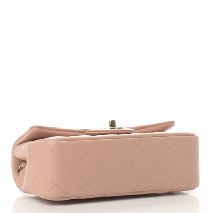 Chanel Lambskin Quilted Mini Rectangular Flap Beige 4 of 10