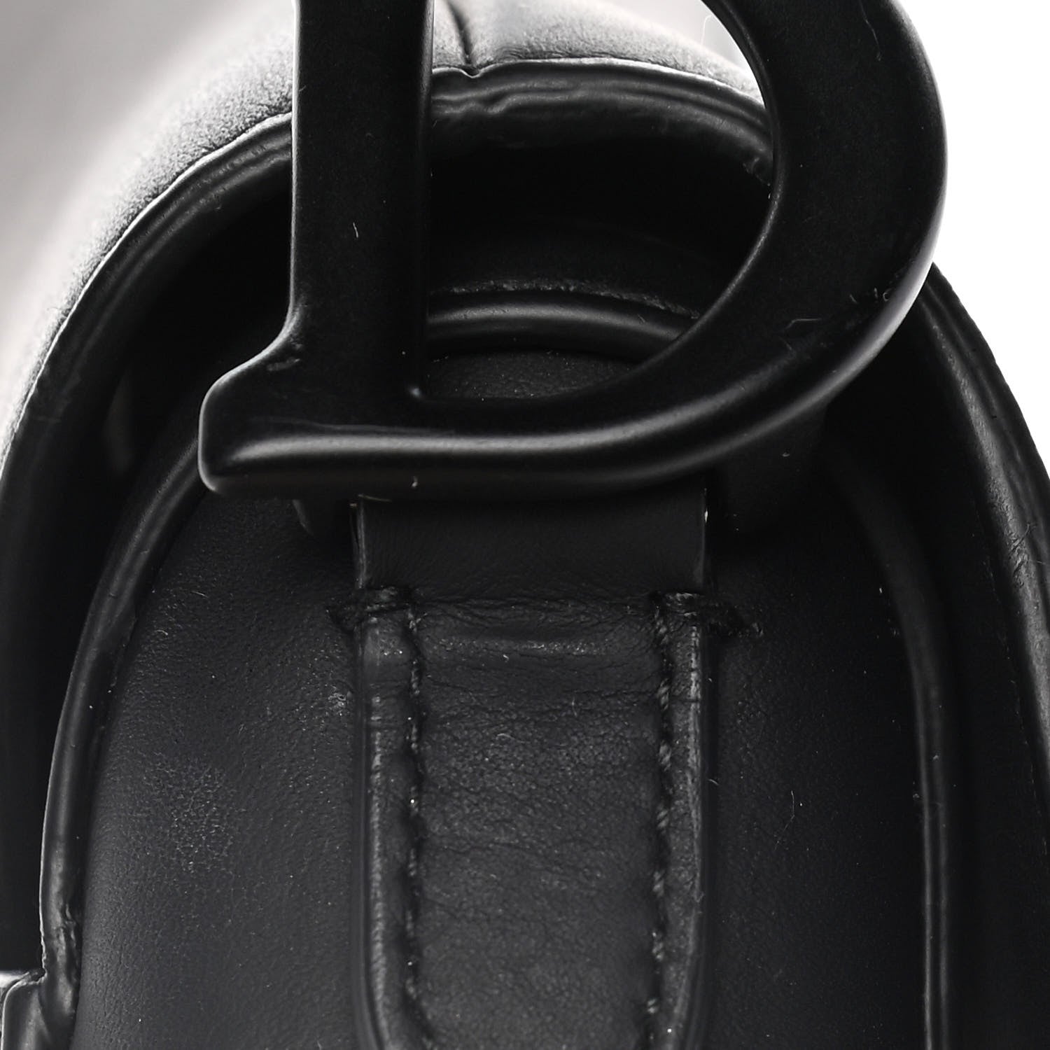 Christian Dior Ultra Matte Calfskin Mini Saddle Bag Black 11 of 16