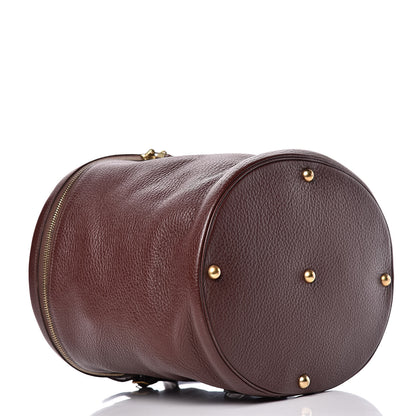 Hermes Taurillon Clemence Intercity Victoria Travel Cosmetic Case Havane 4 of 10