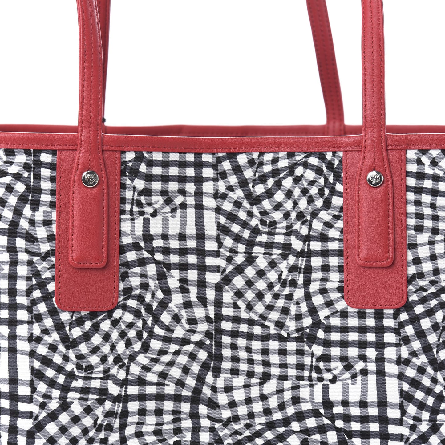 Visetos Medium Liz Reversible Shopper Tote Black Red