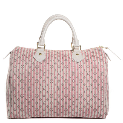 Louis Vuitton Mini Lin Croisette Speedy 30 Rouge 1 of 7