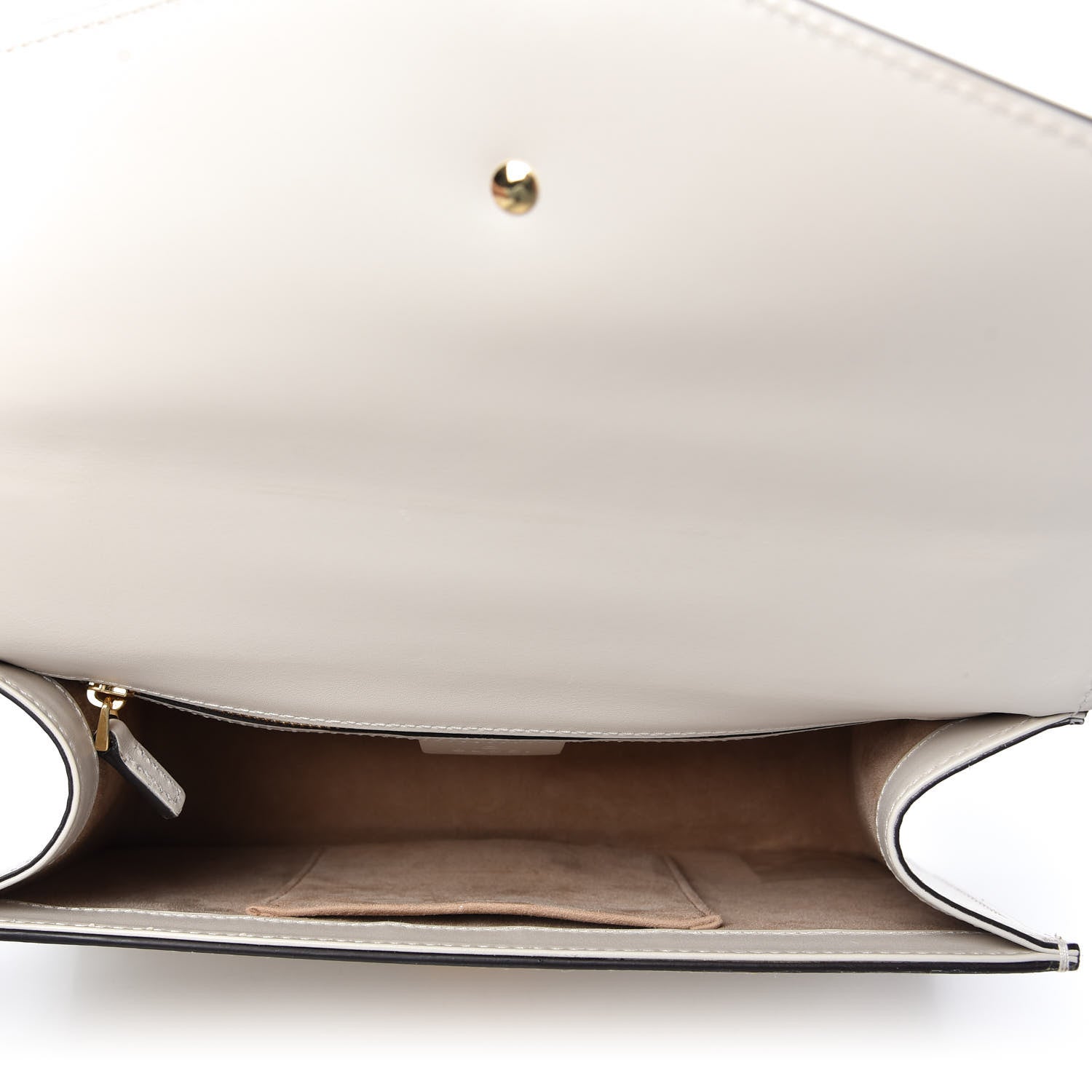 Gucci Calfskin Small Sylvie Shoulder Bag Off White 5 of 9